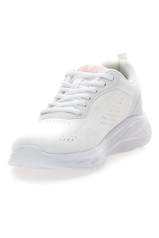Weiße Turnschuhe mit rosa Einsätzen Fila FFW0647