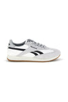 Sneakers bianco in tessuto con inserti grigio chiaro Reebok World 70