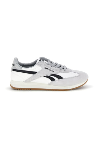 Sneakers bianco in tessuto con inserti grigio chiaro Reebok World 70