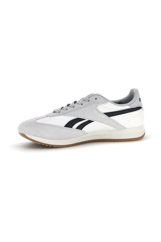 Sneakers bianco in tessuto con inserti grigio chiaro Reebok World 70