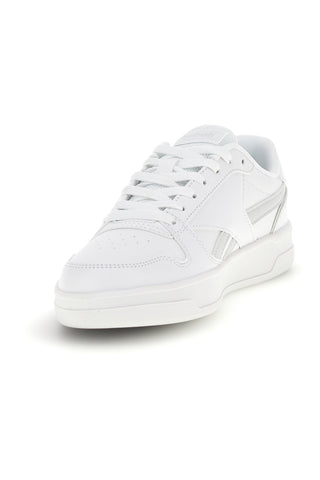 Weiße Turnschuhe mit grauen Details Reebok Match Prime V2