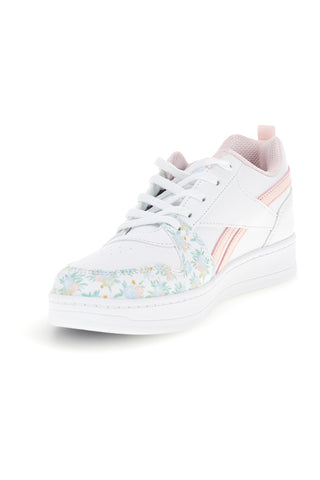 Weiße florale Detaillierung Turnschuhe Reebok Royal Prime 2.0