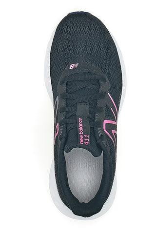 Schwarzes atmungsaktives Gewebe Turnschuhe New balance W4115cx