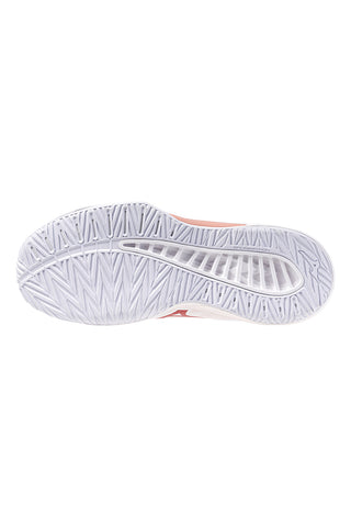 Scarpe da volley bianche mid in mesh traspirante Mizuno Lightning Select Mid