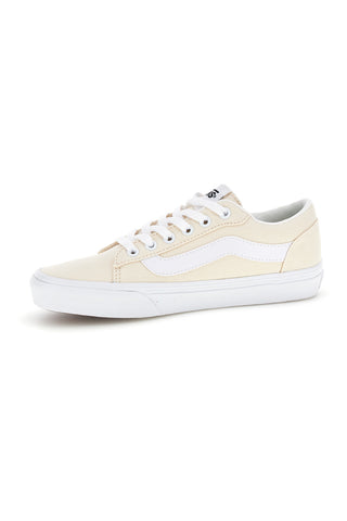 Cremefarbene Turnschuhe mit weißem Einsatz Low Profile Vans Vero LS