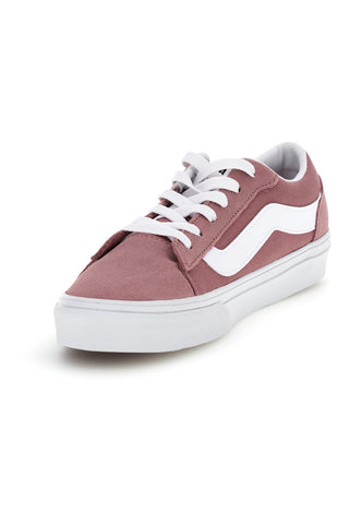 Rosa Turnschuhe mit weißem Einsatz Niedrigprofil Vans Vero LS