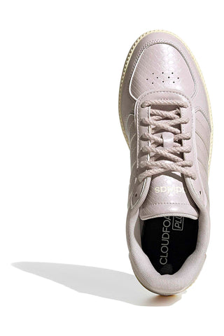 Puderrosa Sneakers in Lederoptik mit erhöhter Sohle Adidas Breaknet Sleek