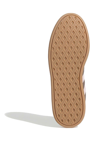 Braune Sneakers mit rosa Streifen und perforierten Details Adidas Breaknet Sleek
