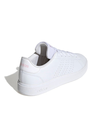 Weiße Sneakers mit perforierten Streifen aus recyceltem Material Adidas Advantage Base 2