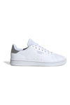 Weiße Sneakers mit silbernen Details aus recyceltem Material Adidas Urban Court