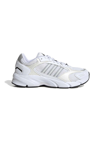 Sneakers bianche in mesh con dettagli argento e suola Cloudfoam Adidas Crazychaos 2000