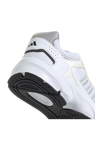 Weiße Sneakers aus Mesh mit silbernen Details und Cloudfoam-Sohle Adidas Crazychaos 2000
