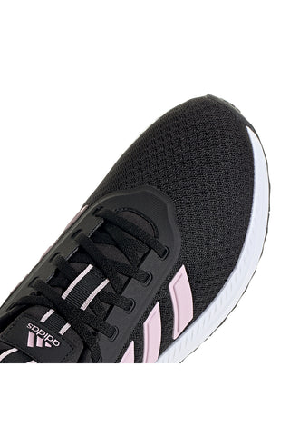 Scarpe running nere con strisce rosa in mesh traspirante Adidas X_PLRPATH