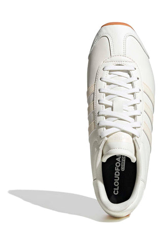 Beigefarbene Sneakers im Retro-Stil mit T-Spitze und Cloudfoam-Sohle Adidas Runvista