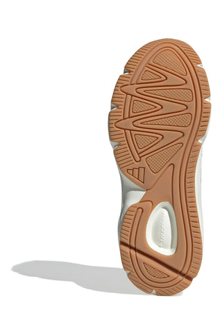 Sneakers beige in mesh con dettagli argento e suola Cloudfoam Adidas Crazychaos 2000