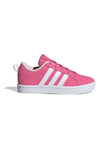 Sneakers rosa con strisce bianche in materiale riciclato Adidas VS Pace 2.0 K