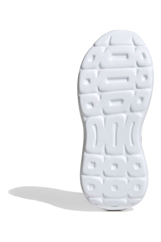 Hellblaue Laufschuhe mit lila Details aus atmungsaktivem Mesh Adidas Tensaur Run 3.0 J