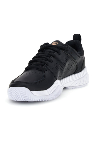 Schwarze Turnschuhe mit Schnürsenkeln K-swiss Court Express 2 Clay