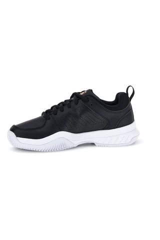 Schwarze Turnschuhe mit Schnürsenkeln K-swiss Court Express 2 Clay