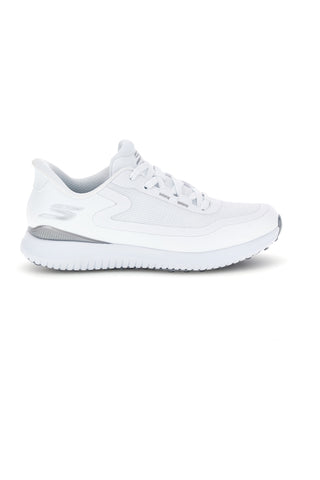 Weiße wasserdichte Skechers GO GOLF Flight Slip-ins