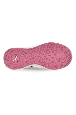 Puma Softride Carson Laufschuhe in Schwarz mit pinkfarbenen Details und gepolsterter Sohle