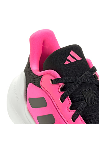 Adidas Tensaur Run 3 J Laufschuhe in Schwarz mit fuchsiafarbenen Details