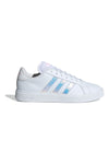 Adidas Grand Court Base 2.0 Sneaker in Weiß mit schillernden Details