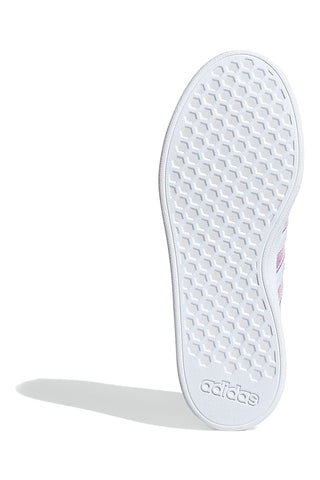 Adidas Grand Court Base 2.0 Sneaker in Weiß mit schillernden Details