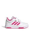 Adidas Tensaur Sport 2.0 CF K Sneaker in Weiß und Fuchsia mit Klettverschluss