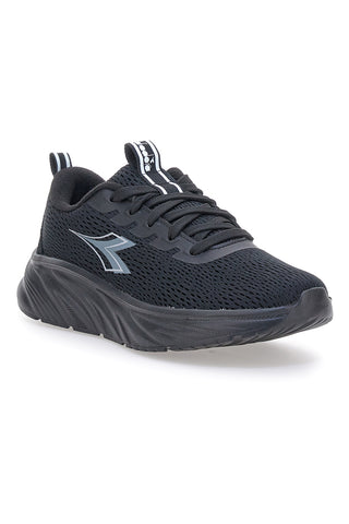 Diadora Piper S Leichte Laufschuhe aus Mesh, schwarz