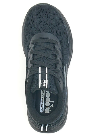 Scarpe da running nere leggere mesh Diadora Piper S