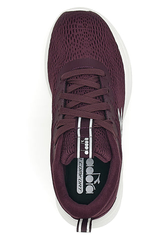Diadora Piper S DD Comfort Leichte Laufschuhe in Burgunderrot