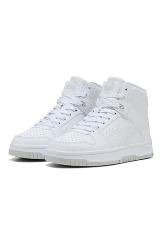 Weiße Puma Rebound Slam Mid Jr Sneaker
