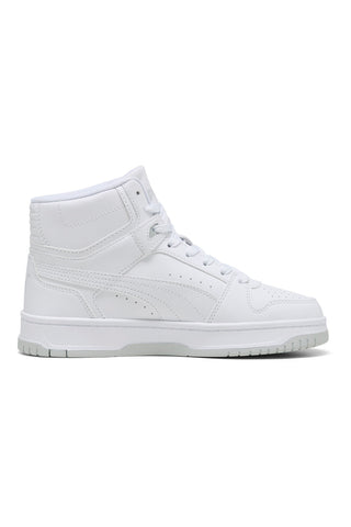Weiße Puma Rebound Slam Mid Jr Sneaker