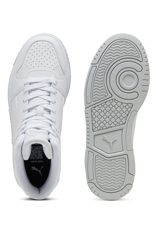 Weiße Puma Rebound Slam Mid Jr Sneaker
