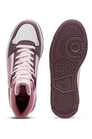 Puma Rebound Sneaker in den Farben Kakao und Rosa, Art.-Nr. 408800-07