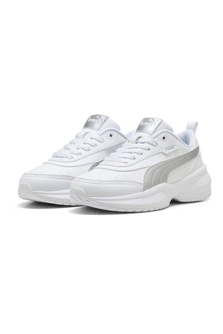 Weiße Puma Cilia 2 Mode Sneaker in Metallic Glam