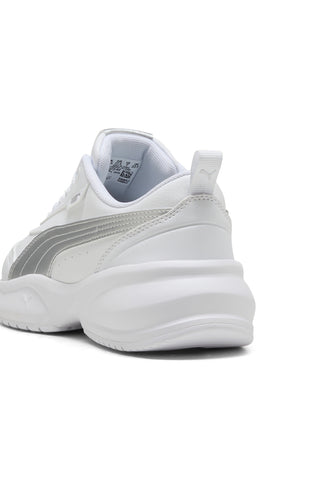 Weiße Puma Cilia 2 Mode Sneaker in Metallic Glam