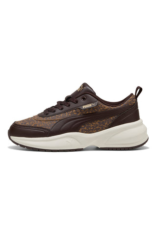 Beigefarbene Puma Cilia 2 Mode Sneaker in Metallic Glam