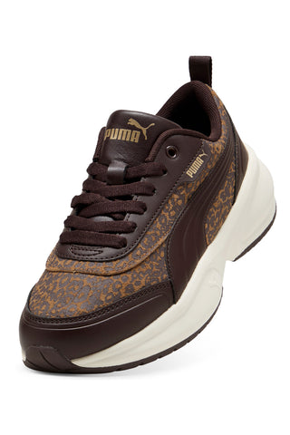 Beigefarbene Puma Cilia 2 Mode Sneaker in Metallic Glam