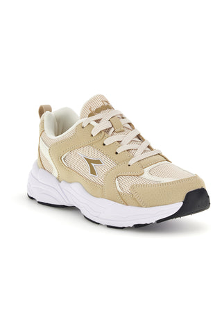 Scarpe sportive beige con inserti in mesh Diadora Alley GS