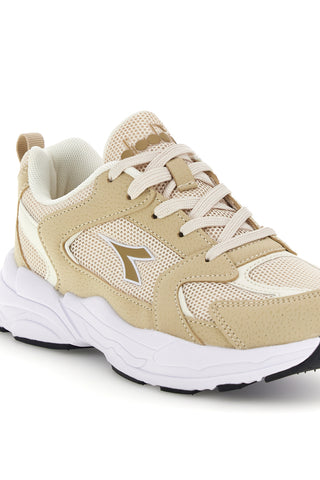 Scarpe sportive beige con inserti in mesh Diadora Alley GS