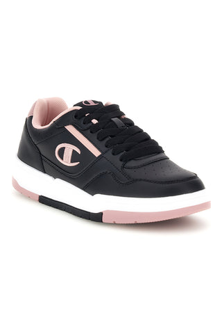 Sneakers nere con dettagli rosa e logo laterale Champion RD18 Heritage Perf Low