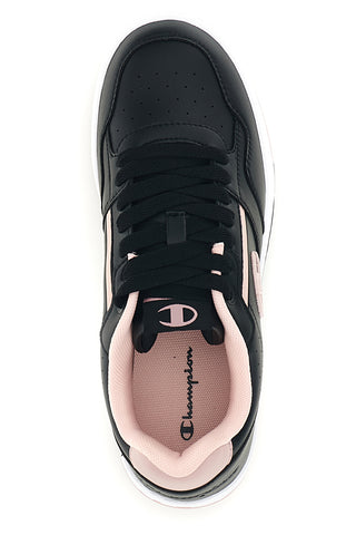 Sneakers nere con dettagli rosa e logo laterale Champion RD18 Heritage Perf Low