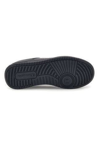 Schwarze Sneaker mit durchbrochenem Logo und mehrfarbiger Ferse Champion RD18 LENTICULAR G GS