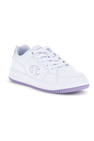Weiße Sneaker mit changierendem Detail Champion RD18 Lenticular G Gs