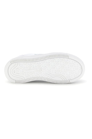 Weiße Platform-Sneaker mit Glitzer Champion RD18 Platform Glitter G Gs