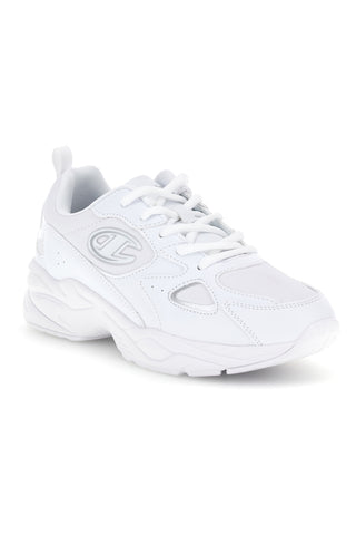 Sneakers Bianche con Logo in Tono Champion Countless Pu G GS