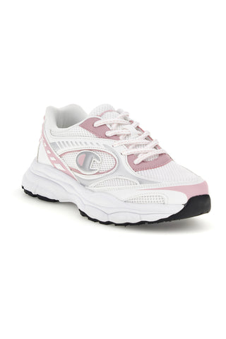 Sneakers Bianche con Inserti Rosa Champion RT25 U GS