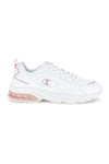 Sneakers bianche con dettagli rosa Champion Eagle Run U Gs
